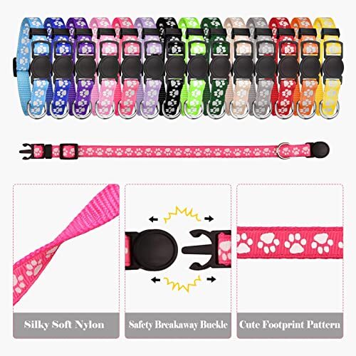 14 PCPuppy Collars for Litter Puppy ID Collars Glow in The Dark S