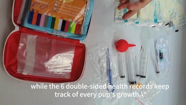 Whelping Kit for Puppies & Kittens – 77-Piece Birthing Essentials & Feeding Supp