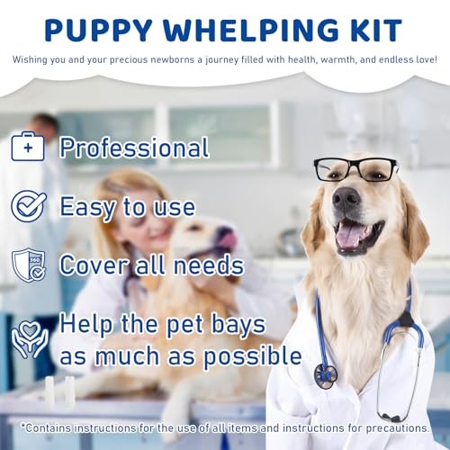 Puppy Whelping Kit, Newborn Puppy Essentials, Whelping Supplies for Puppies