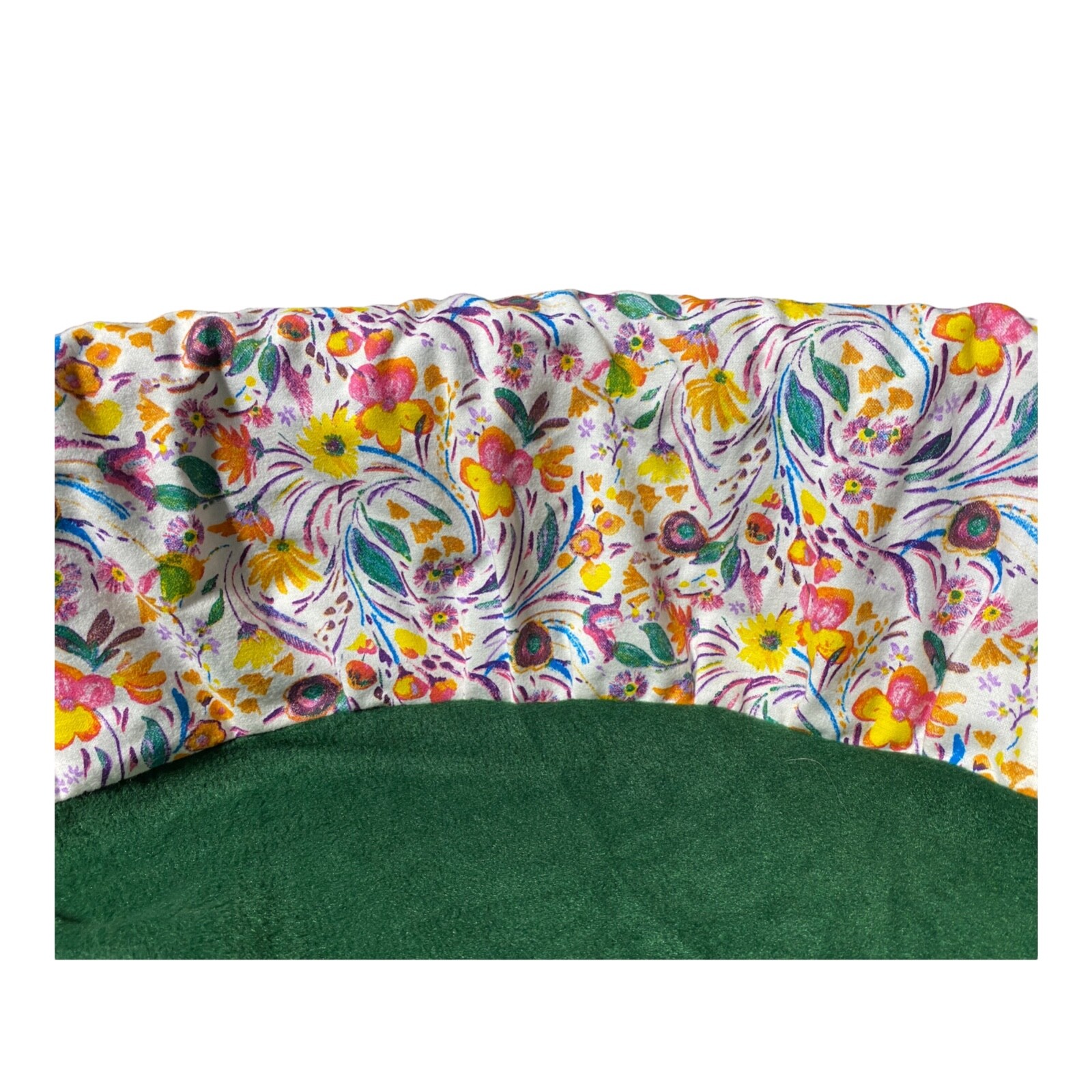 SMALL “Wildflowers” Handmade Fleece Whelping Kiddie Pool Liner for Puppies