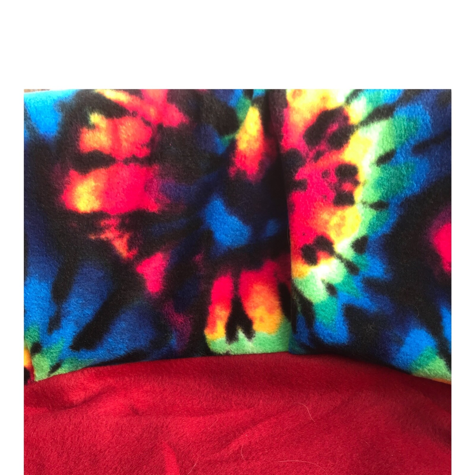 LARGE “Dark Tie Dye” Handmade Fleece Whelping Kiddie Pool Liner for Puppies