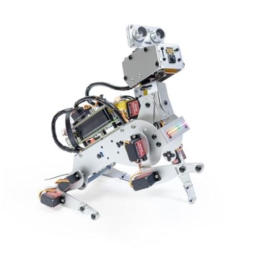 PiDog AI Robot Dog Kit for Raspberry Pi 5/4/3B+/Zero 2W, Openclaw LLMs Pidog