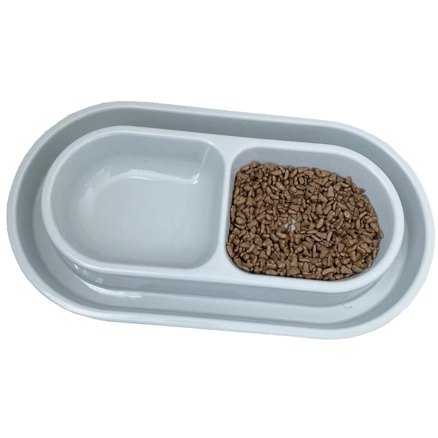 Cat Kitten Dish Dog Puppy Feeder Pet Bowl 3 Colors New Light Blue Small
