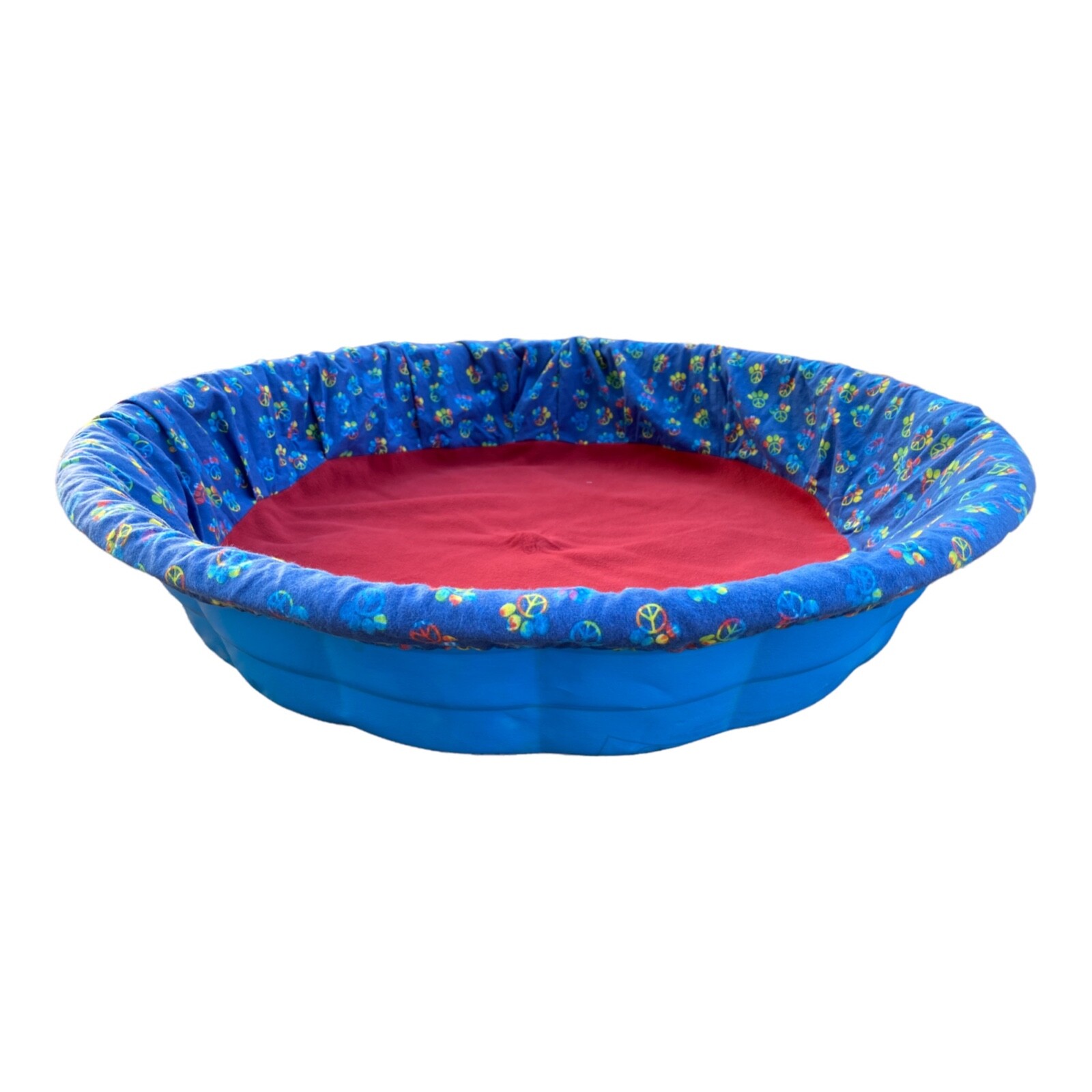 SHIPS FREE USA Large Fleece Whelping Kiddie Pool Liner for Dogs 50+ Pounds