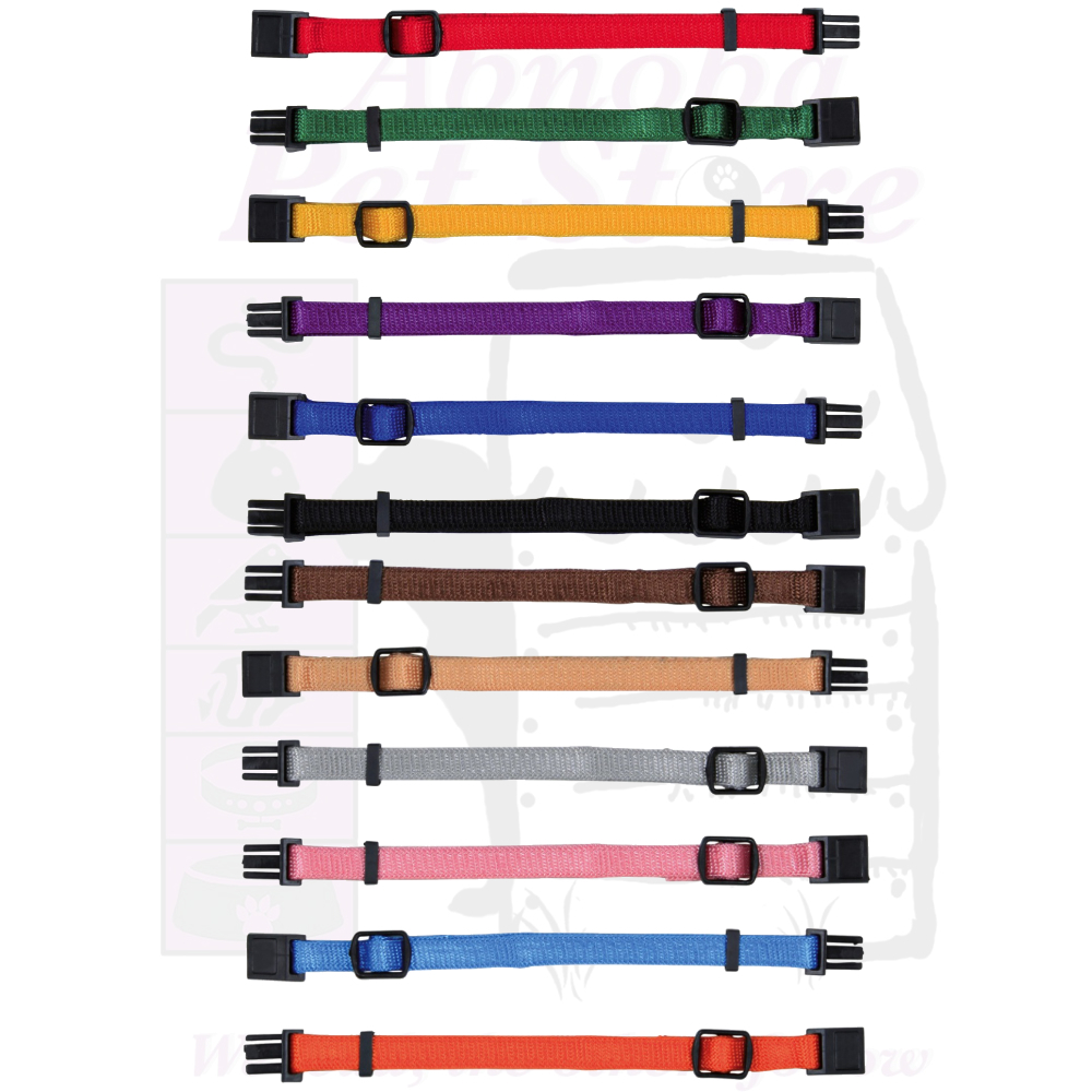 S/M & M/L Whelping Soft puppy Collars Adjustable Washable Quick Release Buckle