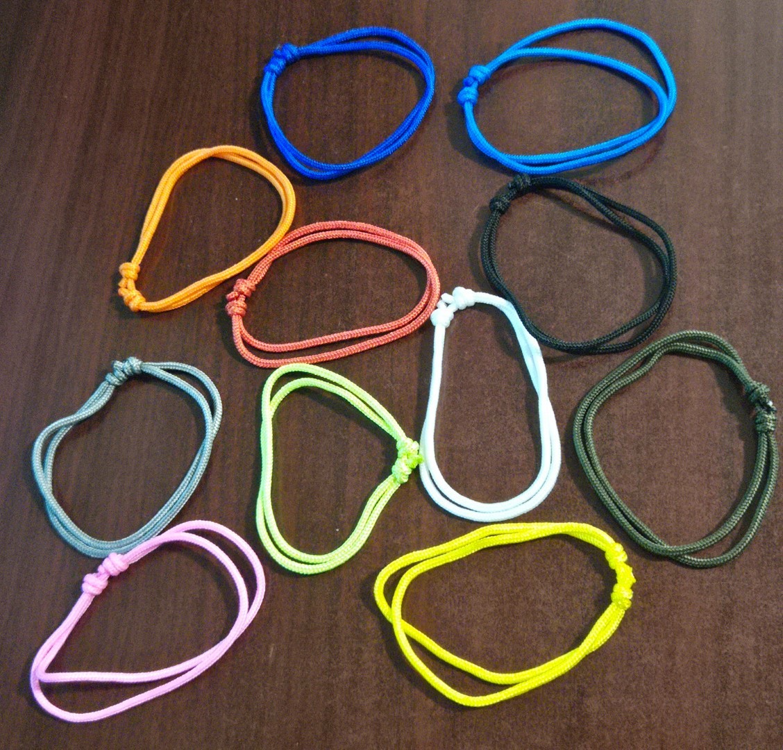 42- Whelping ID Adjustable Puppy Collars for Small Medium breed puppies paracord