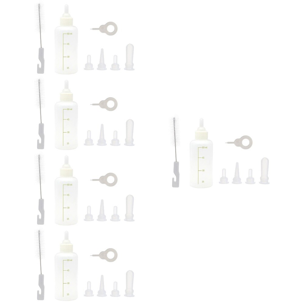 Puppy Nursing Bottles 5x Cat Feeding Bottle Dog Nursing Kit Kitten Nursing Can