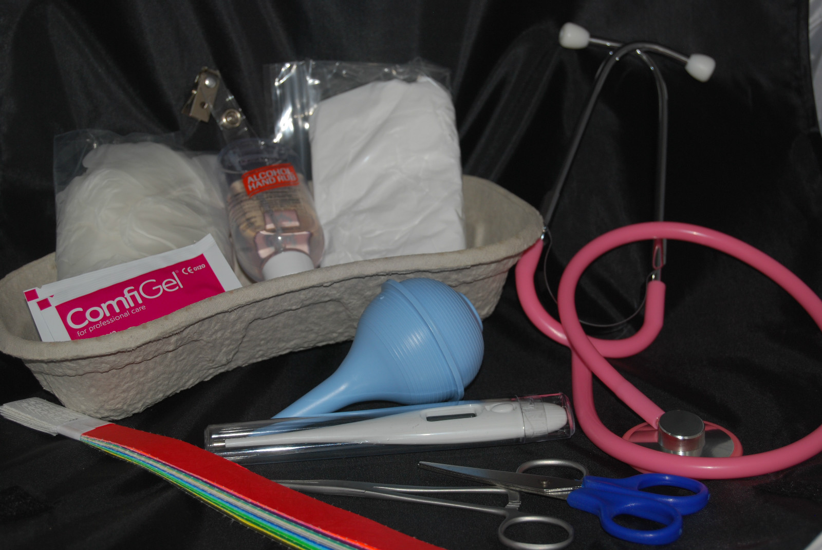 Complete Puppy Whelping Kit Aspirator Clamps Milk Syringe Nurser & teat 90+ Item