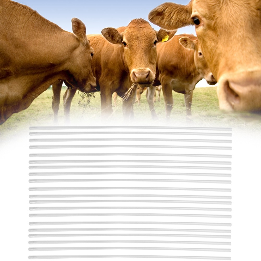 20pcs Insemination Tube Sterilized Safe Livestock Equipment For Cattle