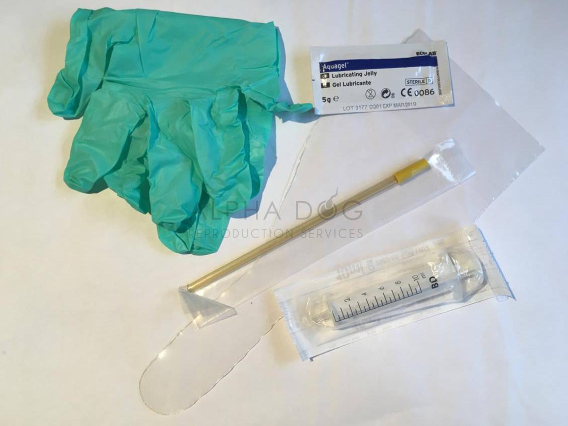 Flex Tip Canine Artificial Insemination AI Kit Alpha Dog Breeder Rods All Sizes