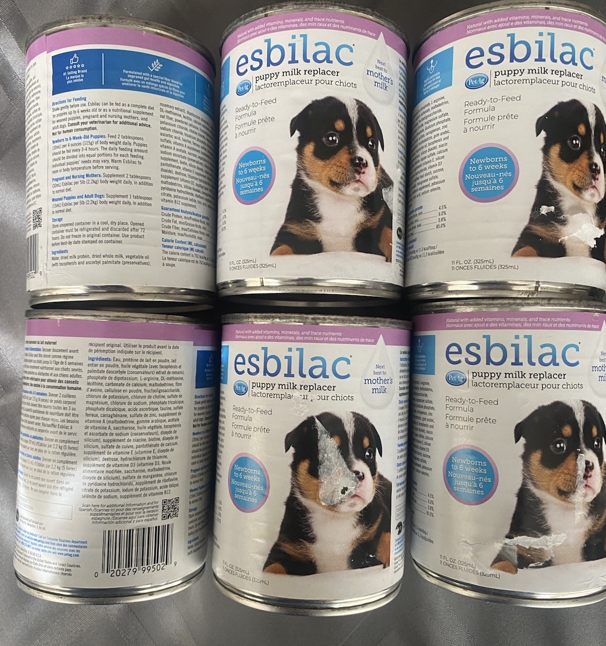 6x PetAg Esbilac Puppy Milk Replacer Liquid – 11 oz – Ready-to-Feed Puppy