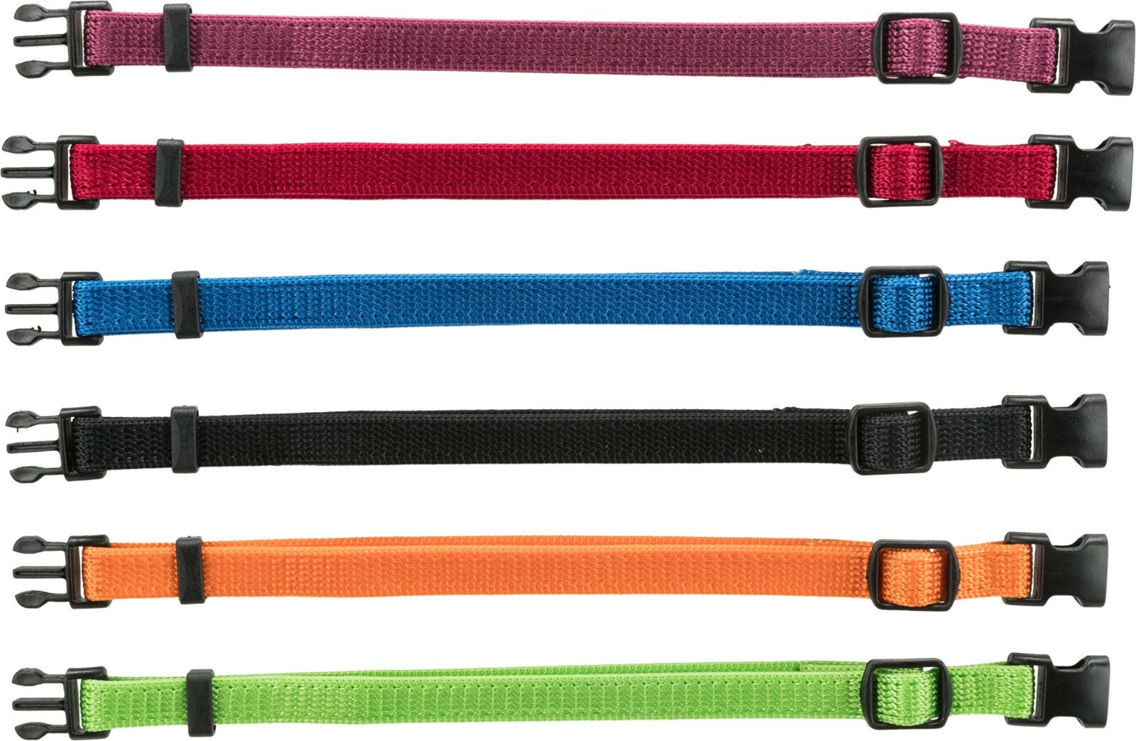 M/L Trixie Puppy Whelping Collars 22-35 cm/10 mm Quick Release Buckle 6 / 12 Pk