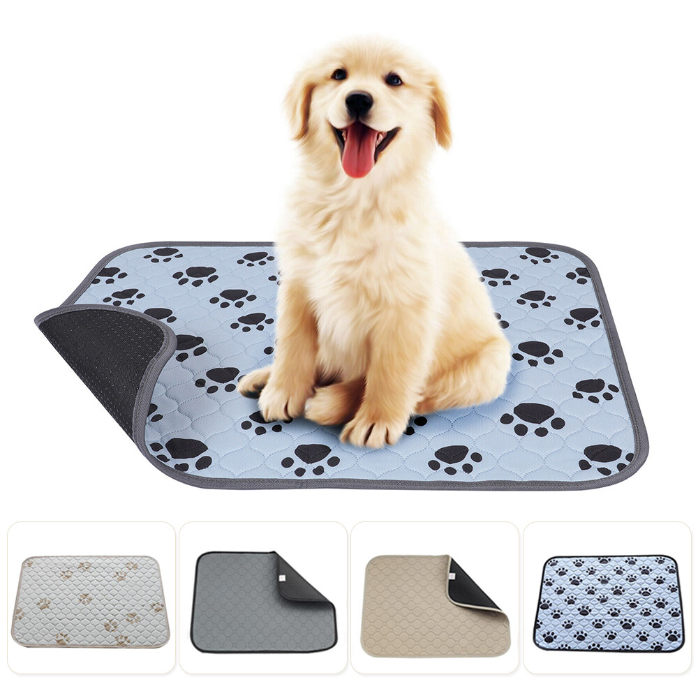 Reusable Pets Pee Pads Mat Washable Puppy House Training Pads 4 Size 4 Colors