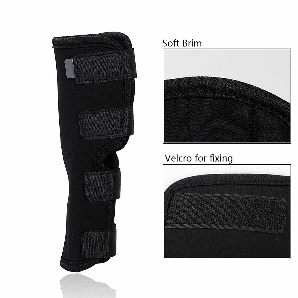 AS Pet Dog Leg Recovery Bandage Soft Elastic Wound Protection Black Brace Cover