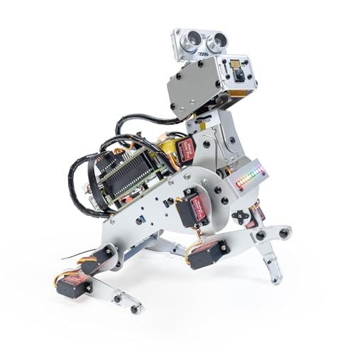 PiDog AI Robot Dog Kit for Raspberry Pi 5/4/3B+/Zero 2W, Openclaw LLMs Pidog
