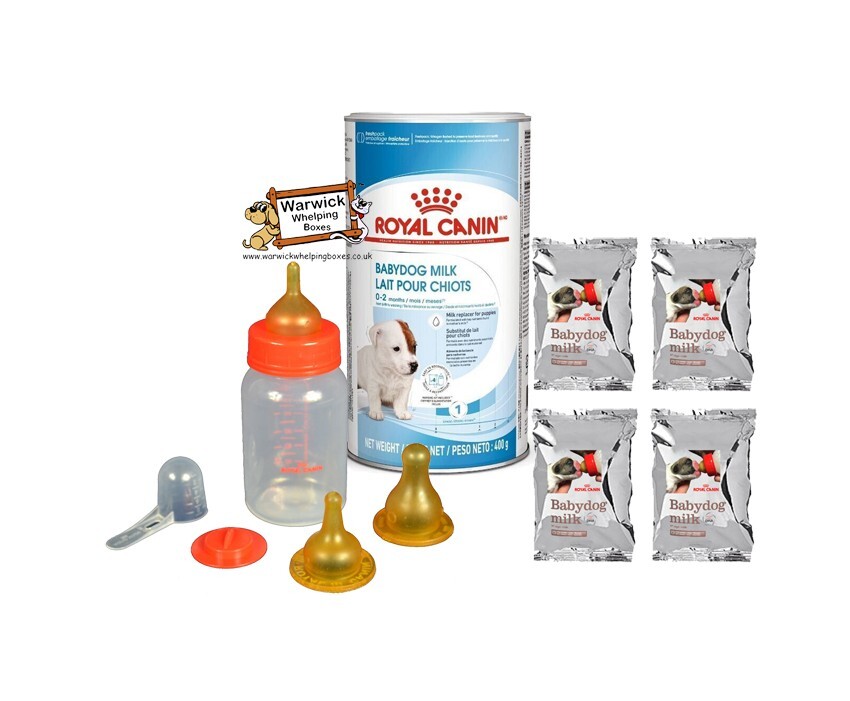 Deluxe Whelping Kit Puppy Milk Delivery Pack & ROYAL CANIN MILK Free Guides