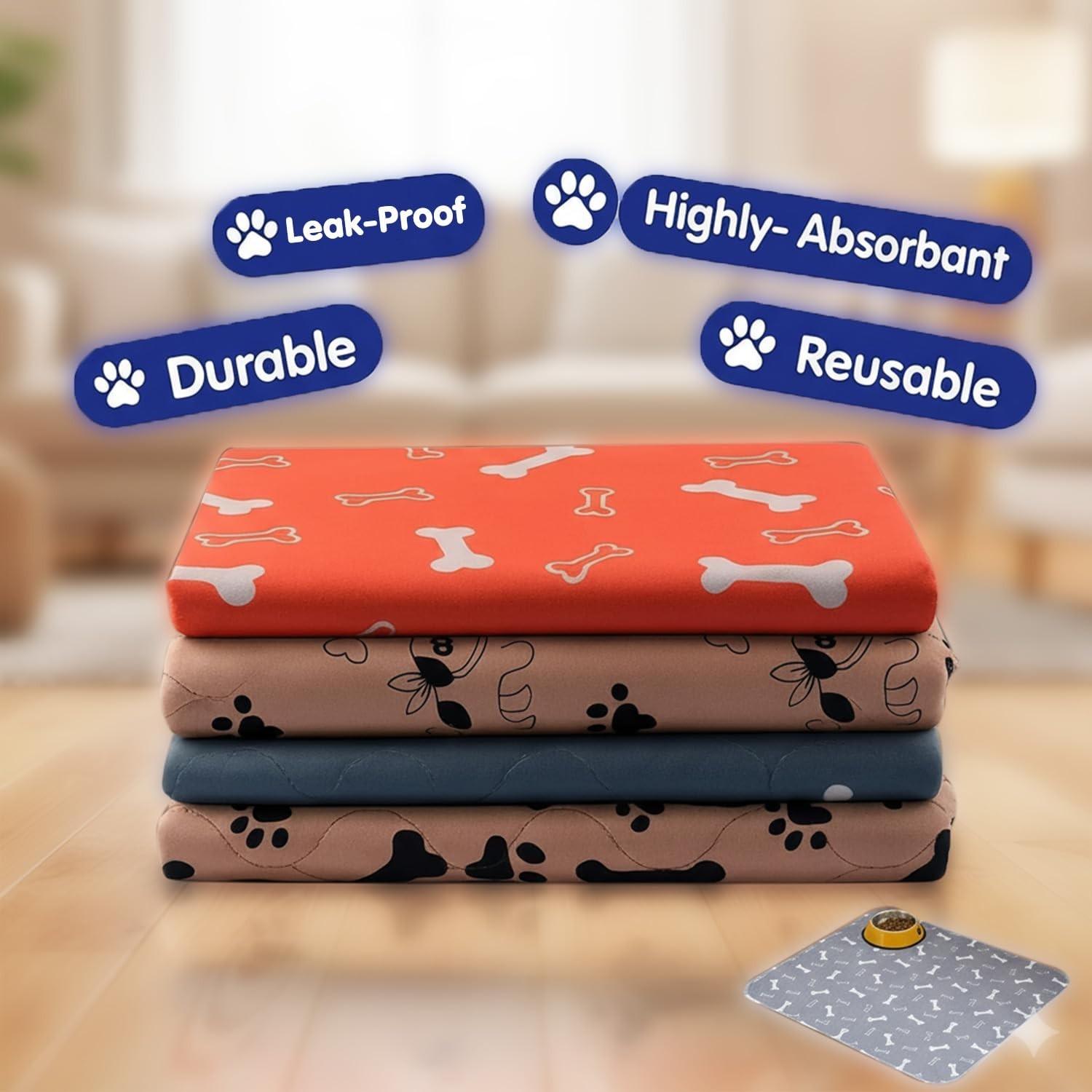 Pee Pads with Pheromones, Elite Pads for Cats, Washable Pee Pads for Dogs, Le…