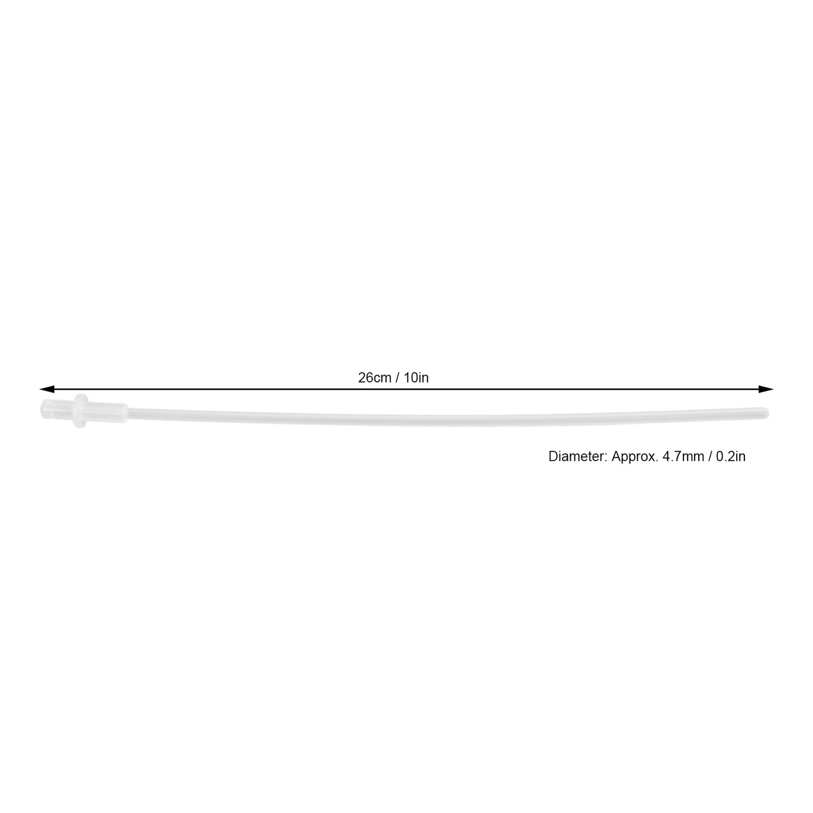 50PCS 10in Artificial Insemination Rod Transparent Disposable Insemination T-DSO