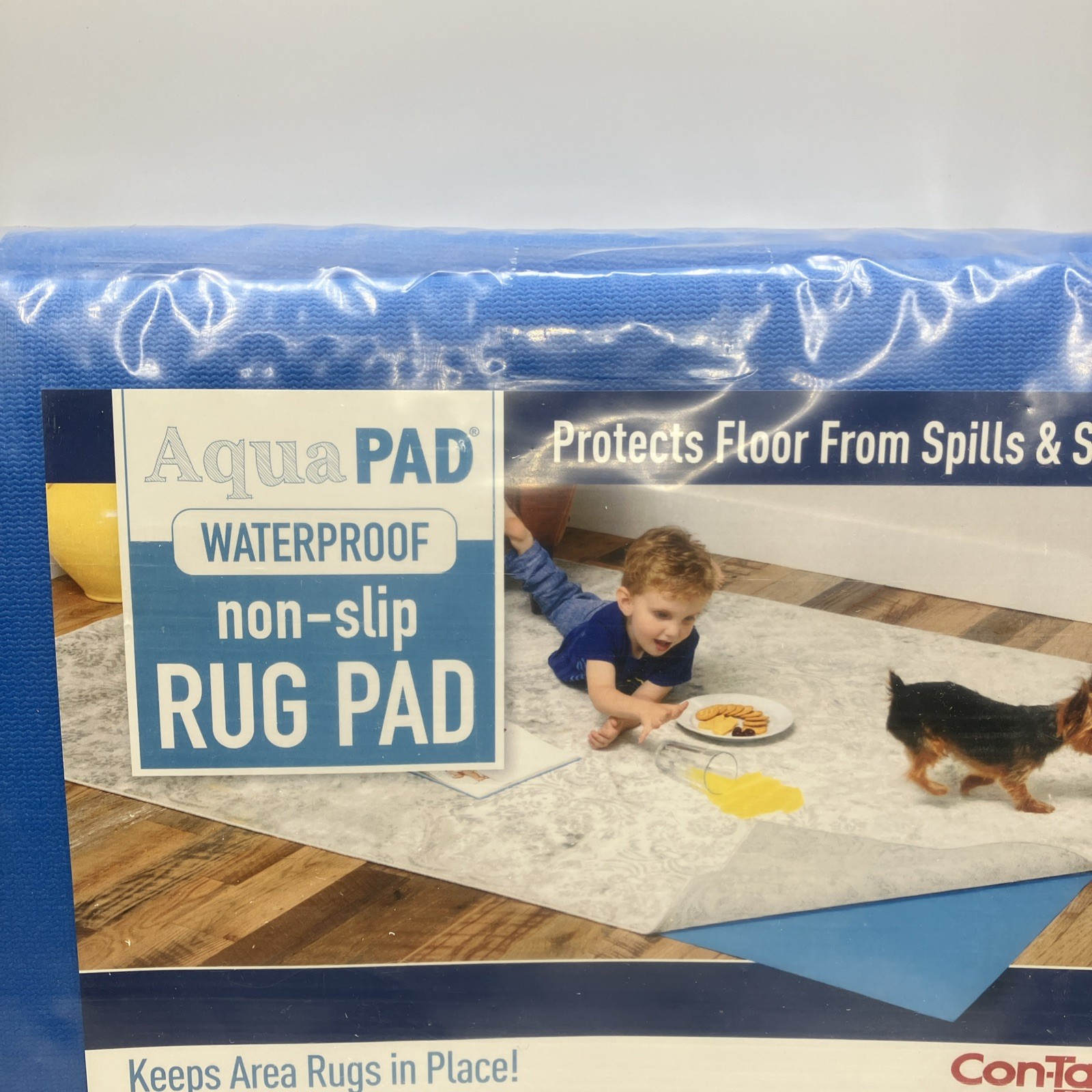 Aquapad waterproof nonstick Non-Slip Rug pad 6′ x 9′ Blue