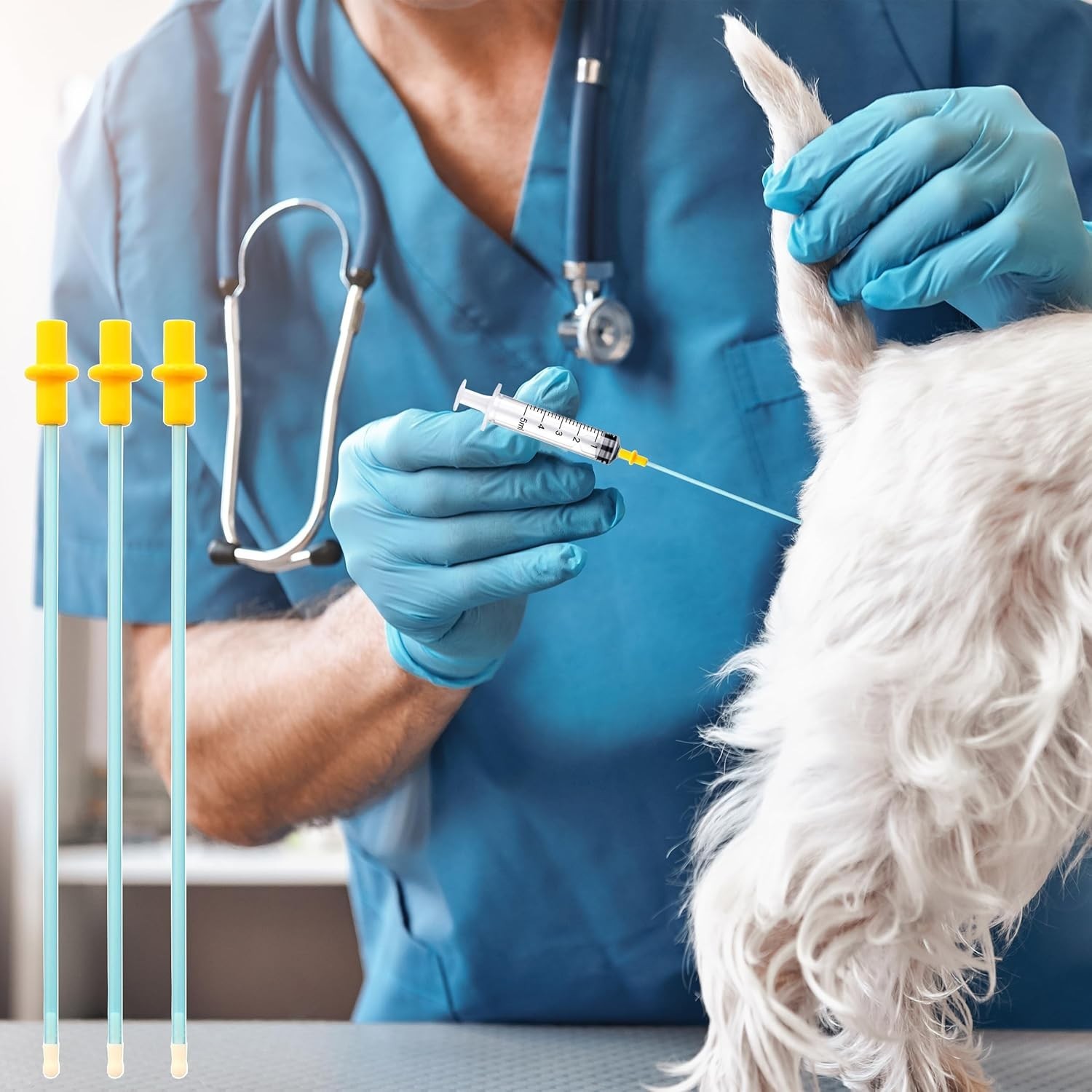 10 Set AI Artificial Insemination Dog Breeding Kit, Canine Breeding Kit, Disp…