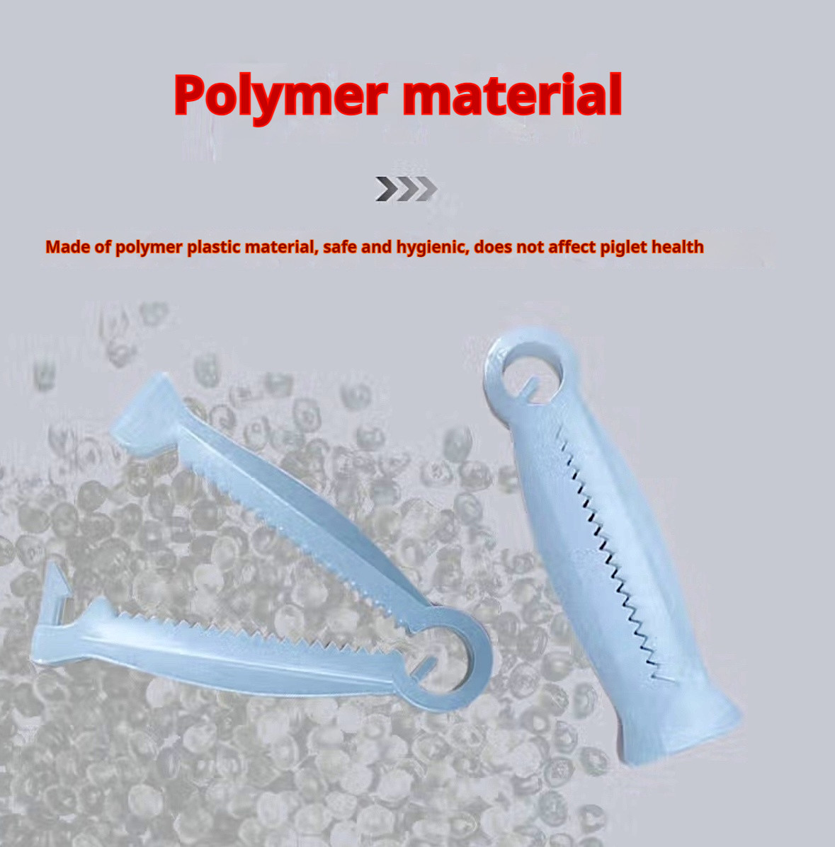 Disposable veterinary supplies-Plastic umbilical clamping tool for livestock
