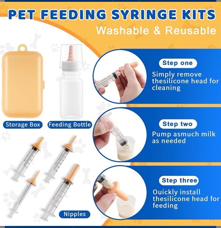 52Pcs Puppy Whelping Kit, Newborn Pets Whelping Supplies W/Scales & More
