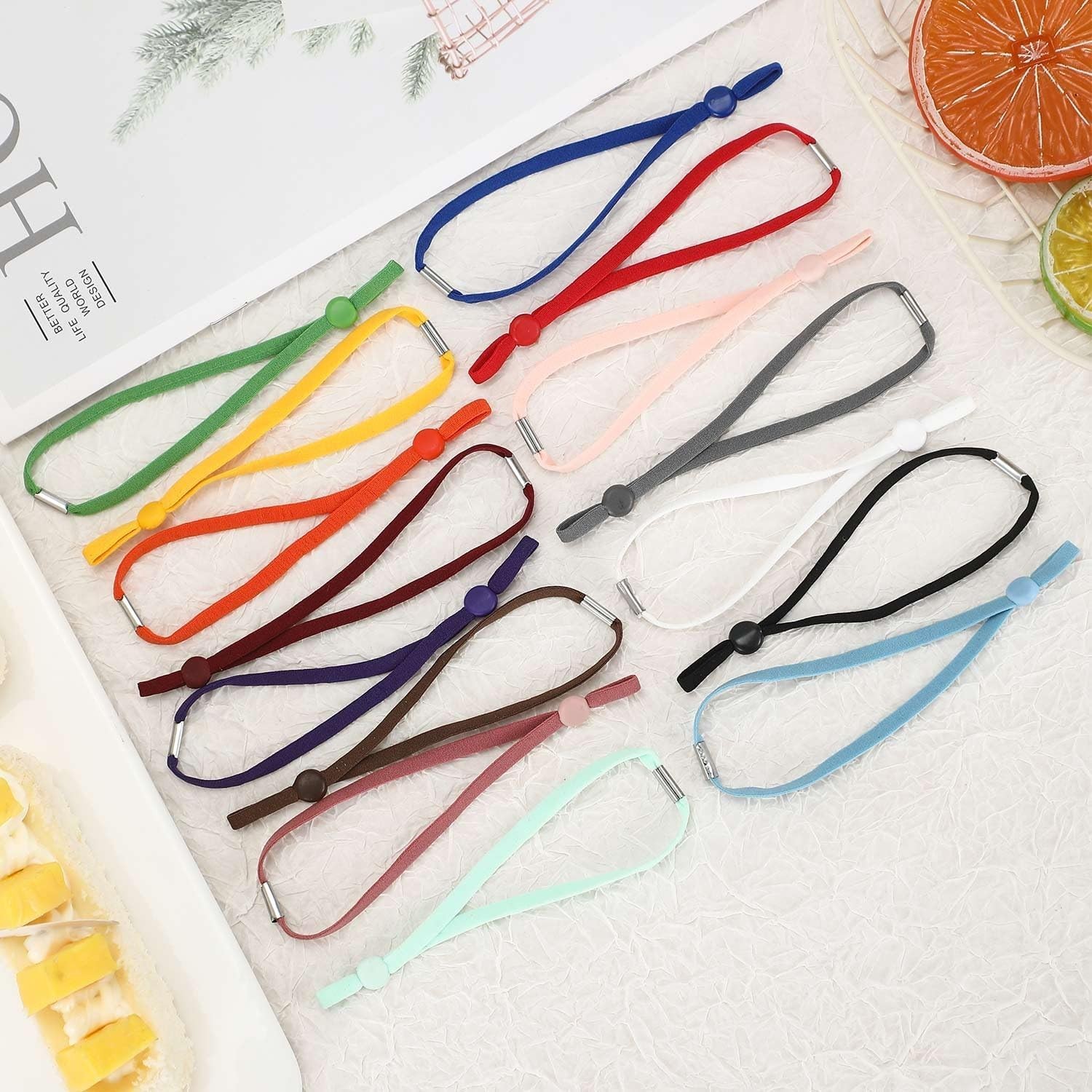 Stretchy Whelping Collars for Kittens and Small Puppies, 15 Colors 60Pcs Asso…