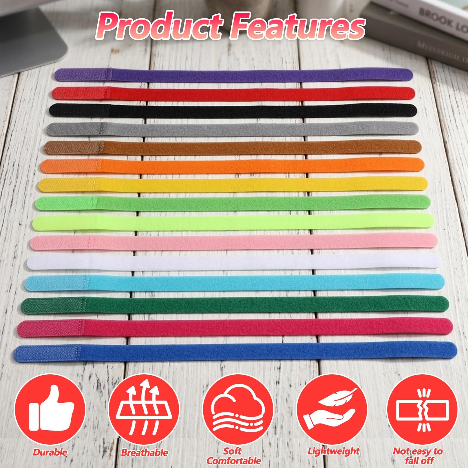 30 Pcs Newborn Puppy Collars 11.81 Inch Puppy Whelping Collars Double-Sided S…