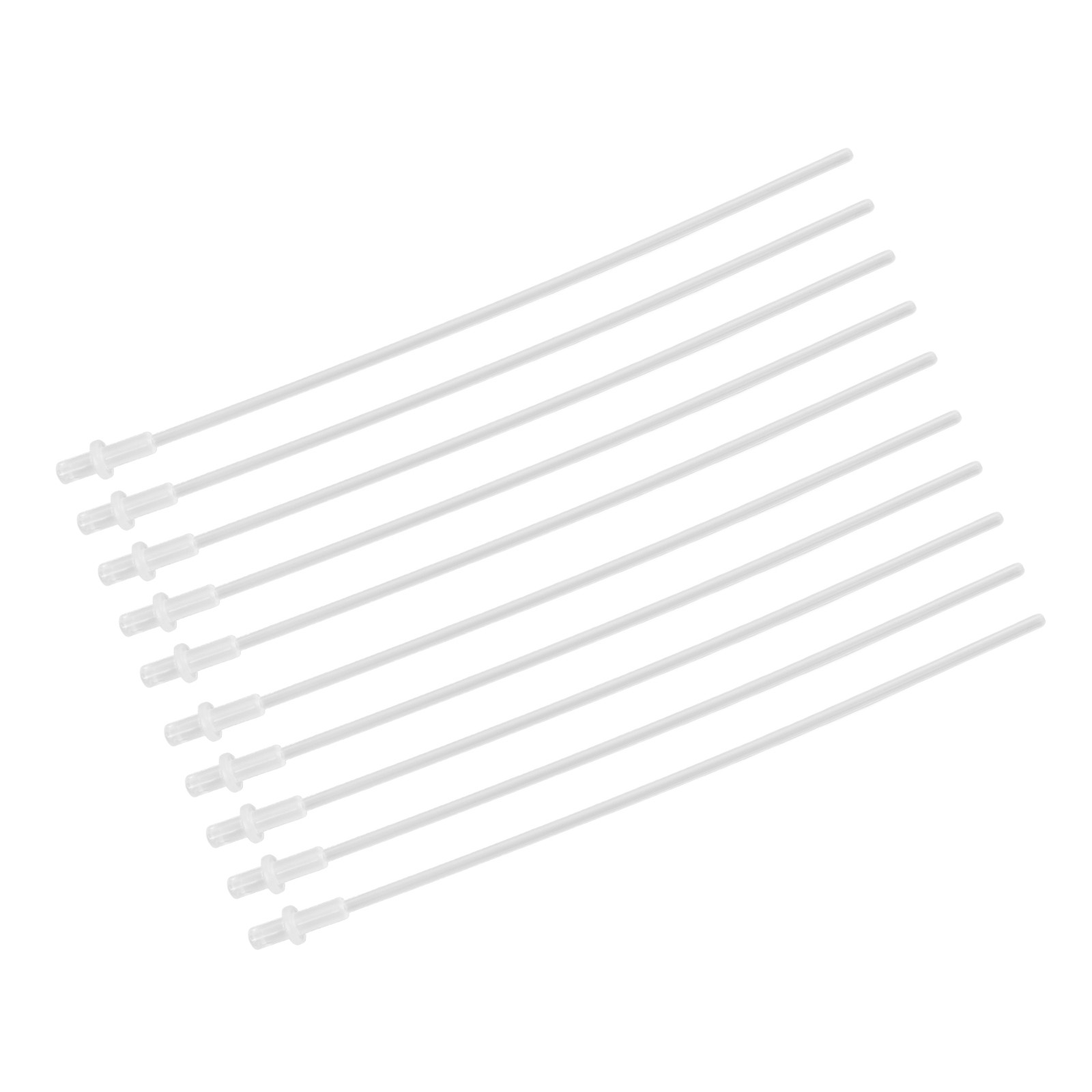 50PCS 10in Artificial Insemination Rod Transparent Disposable Insemination T-DSO