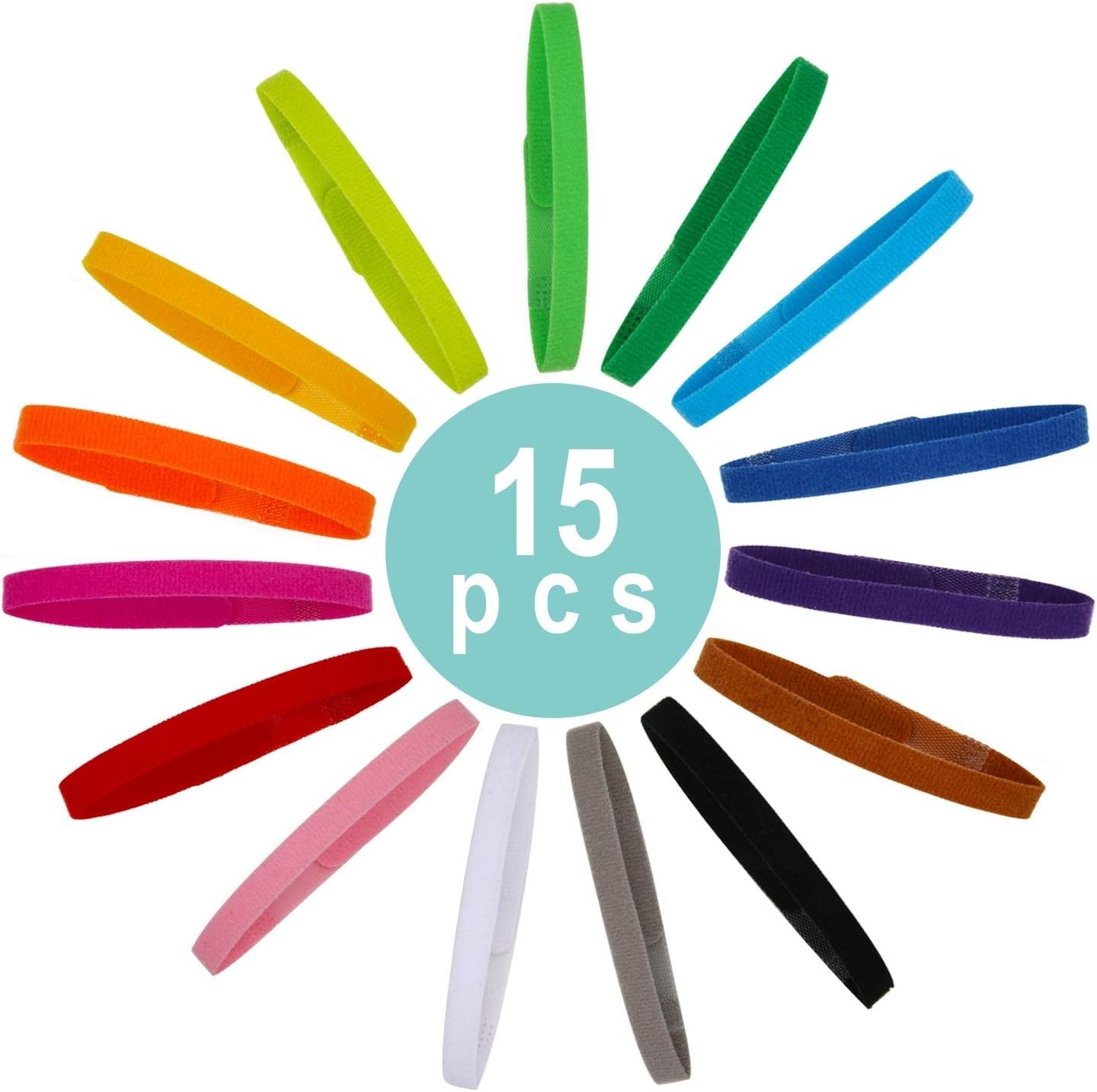 15 Colors Puppy Whelping Collars – Soft, Adjustable ID Bands for Small Breeds