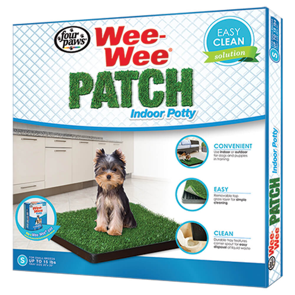 Four Paws Wee-Wee Patch Indoor Potty Small 20″ x 20″ x 1″