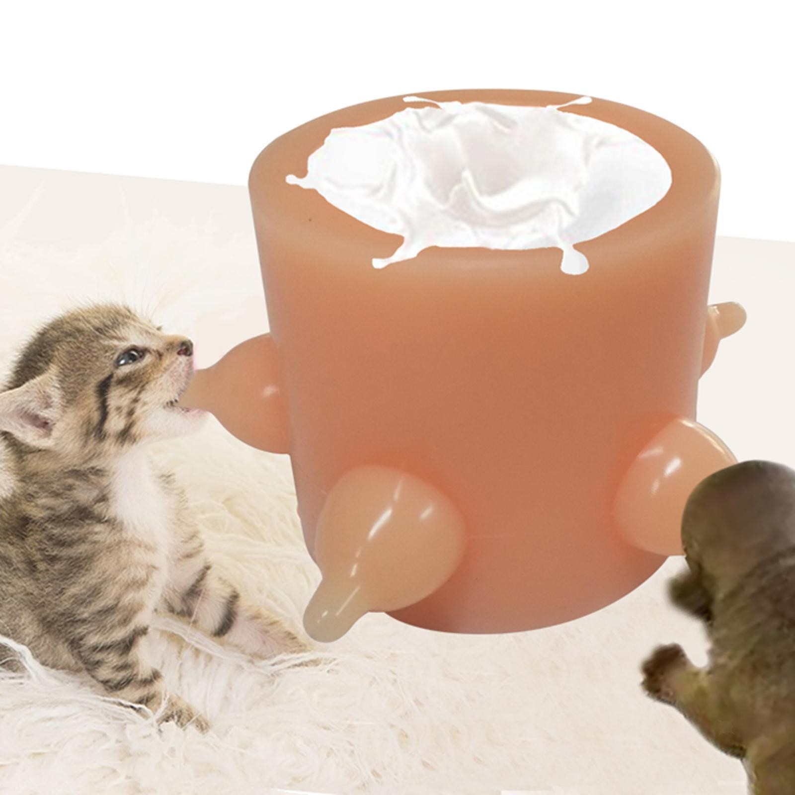Puppy Milk Feeder Silicone Multi Nipples Pet Nursing Bottle Bubble Milk Bowl
