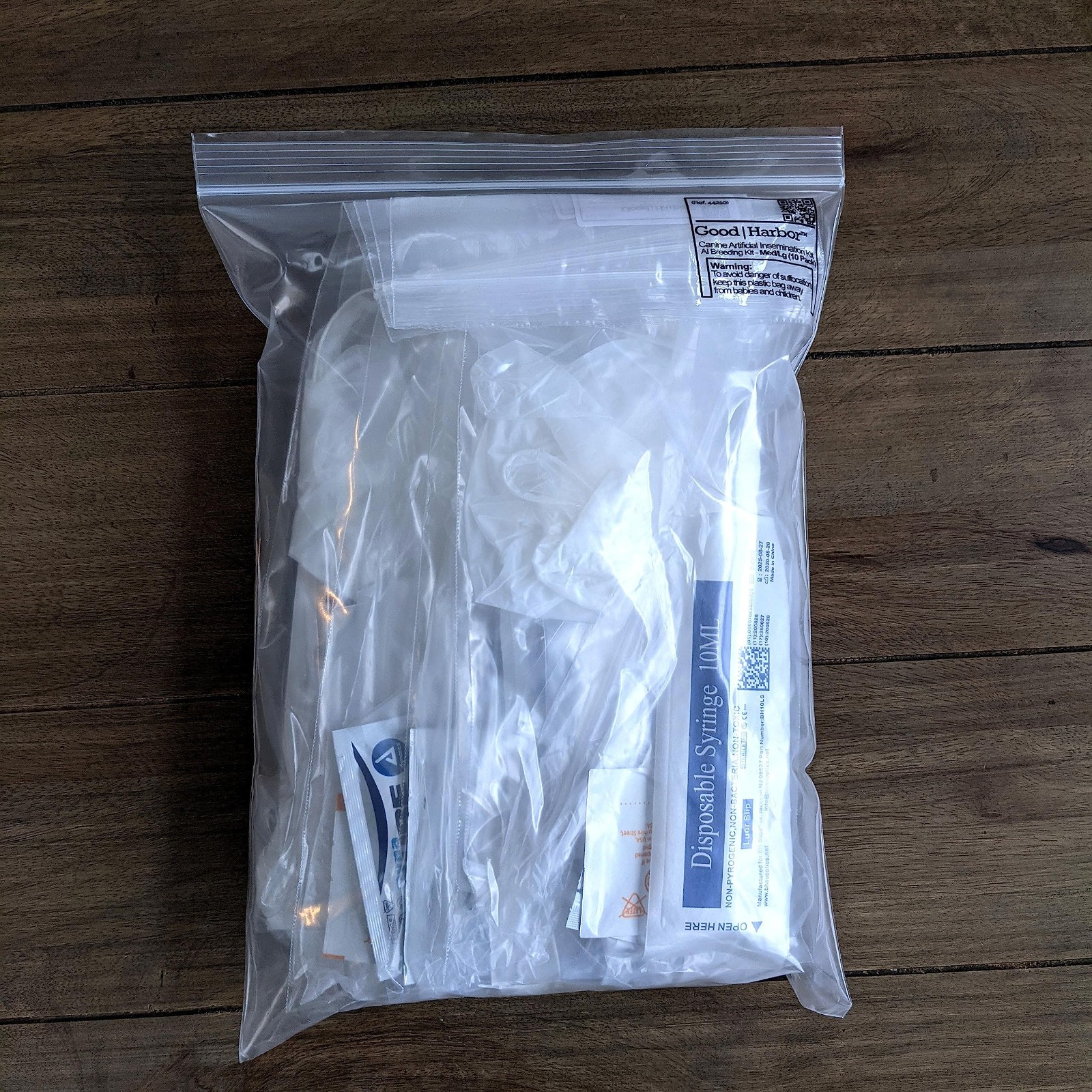 Canine AI Artificial Insemination Dog Breeding Kit for Small Breeds – 10 Pack