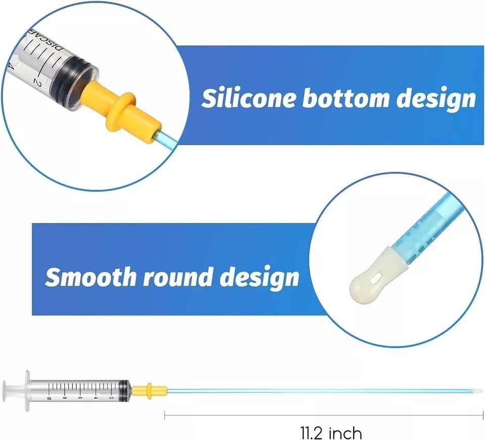 3 Set AI Artificial Insemination Dog Breeding Kit, Canine Tube Semen Collection