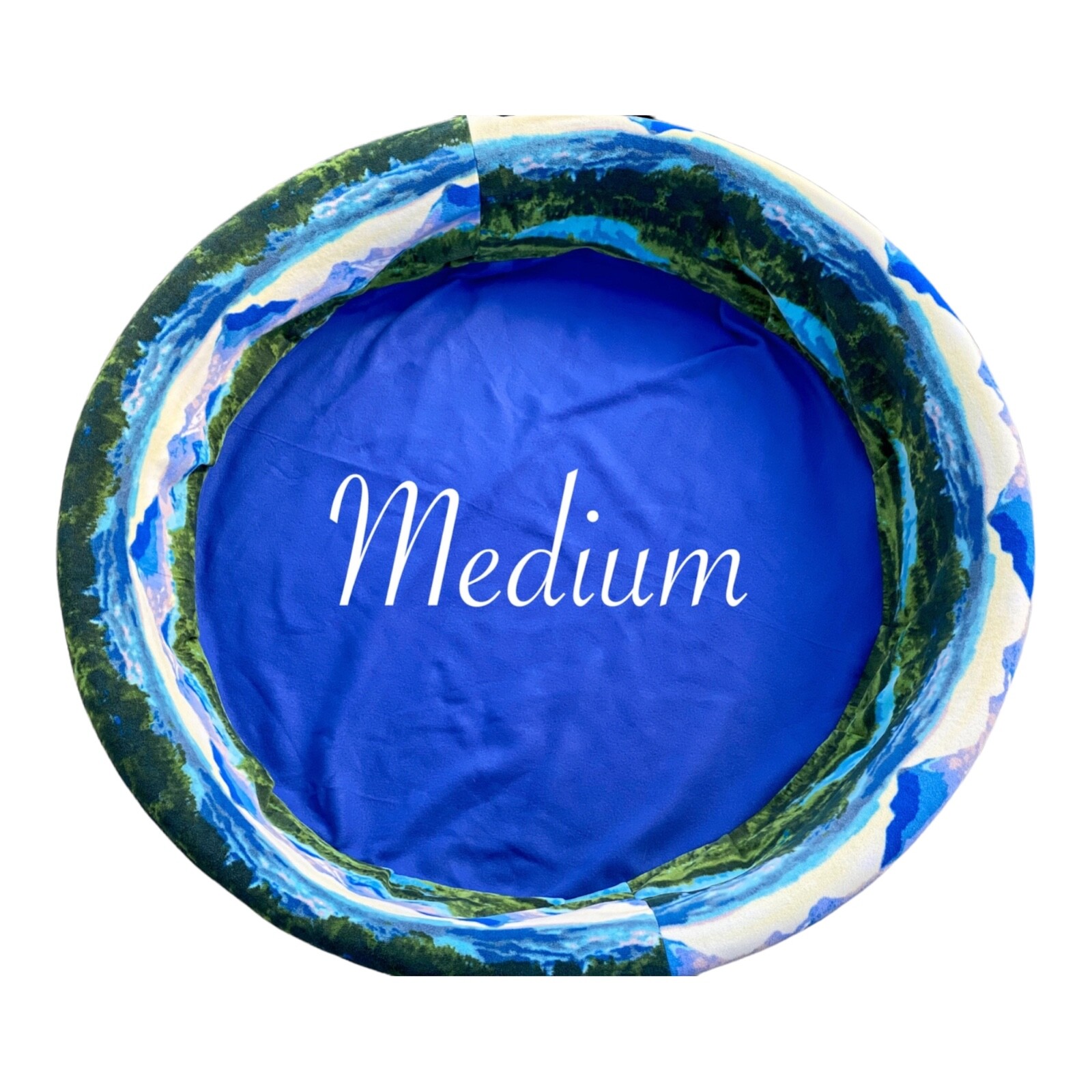 SHIPS FREE USA Medium Fleece Whelping Kiddie Pool Liner for Dogs 25-49 Pounds