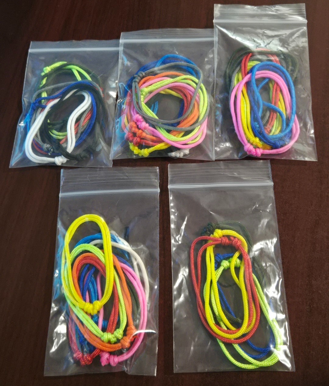42- Whelping ID Adjustable Puppy Collars for Small Medium breed puppies paracord