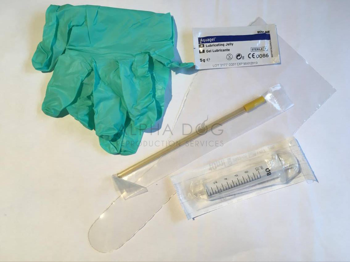 Flex Tip Canine Artificial Insemination AI Kit Alpha Dog Breeder Rods All Sizes