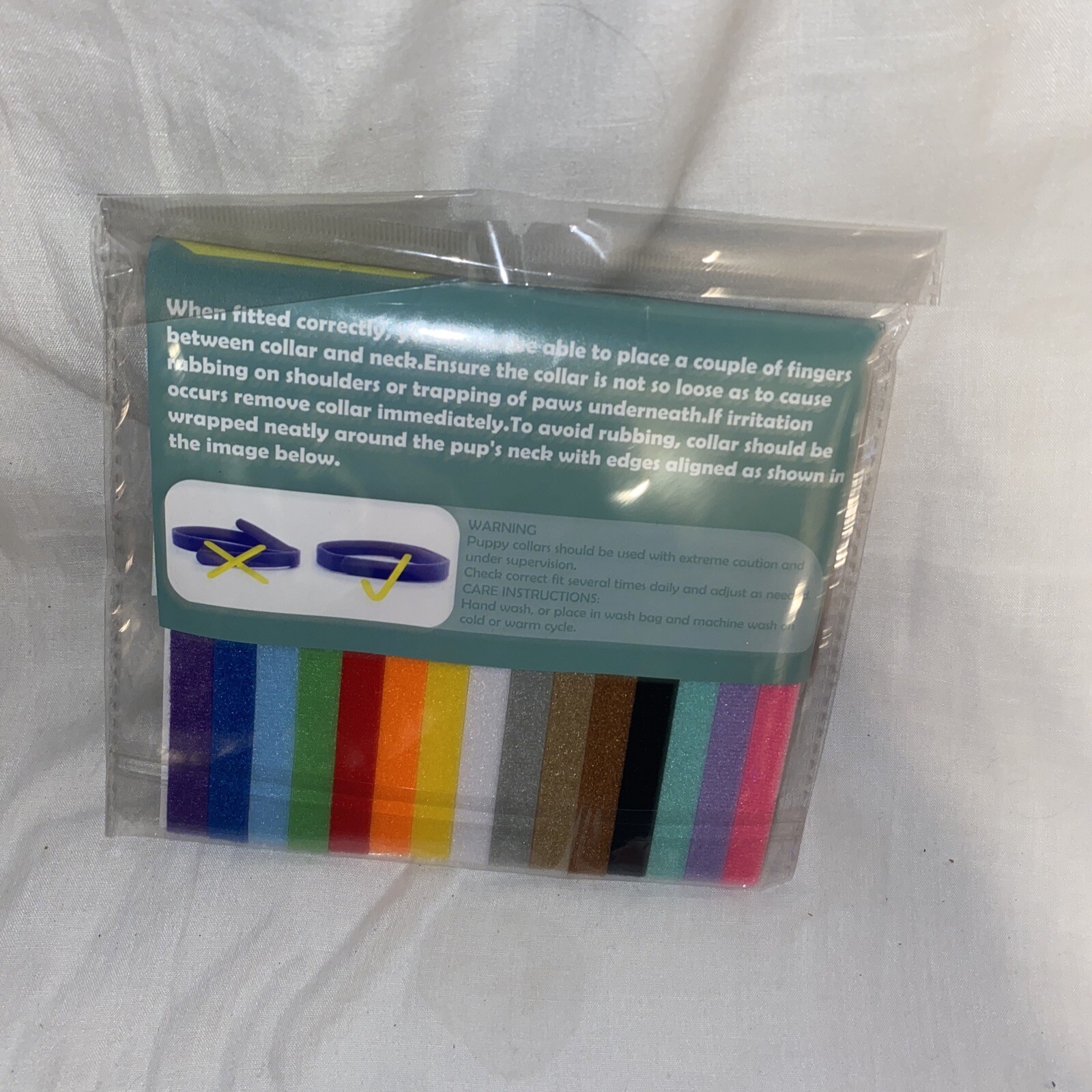 15 Colours Puppy ID Collars GAMUDA PET RAINBOW NEWBORN PUP