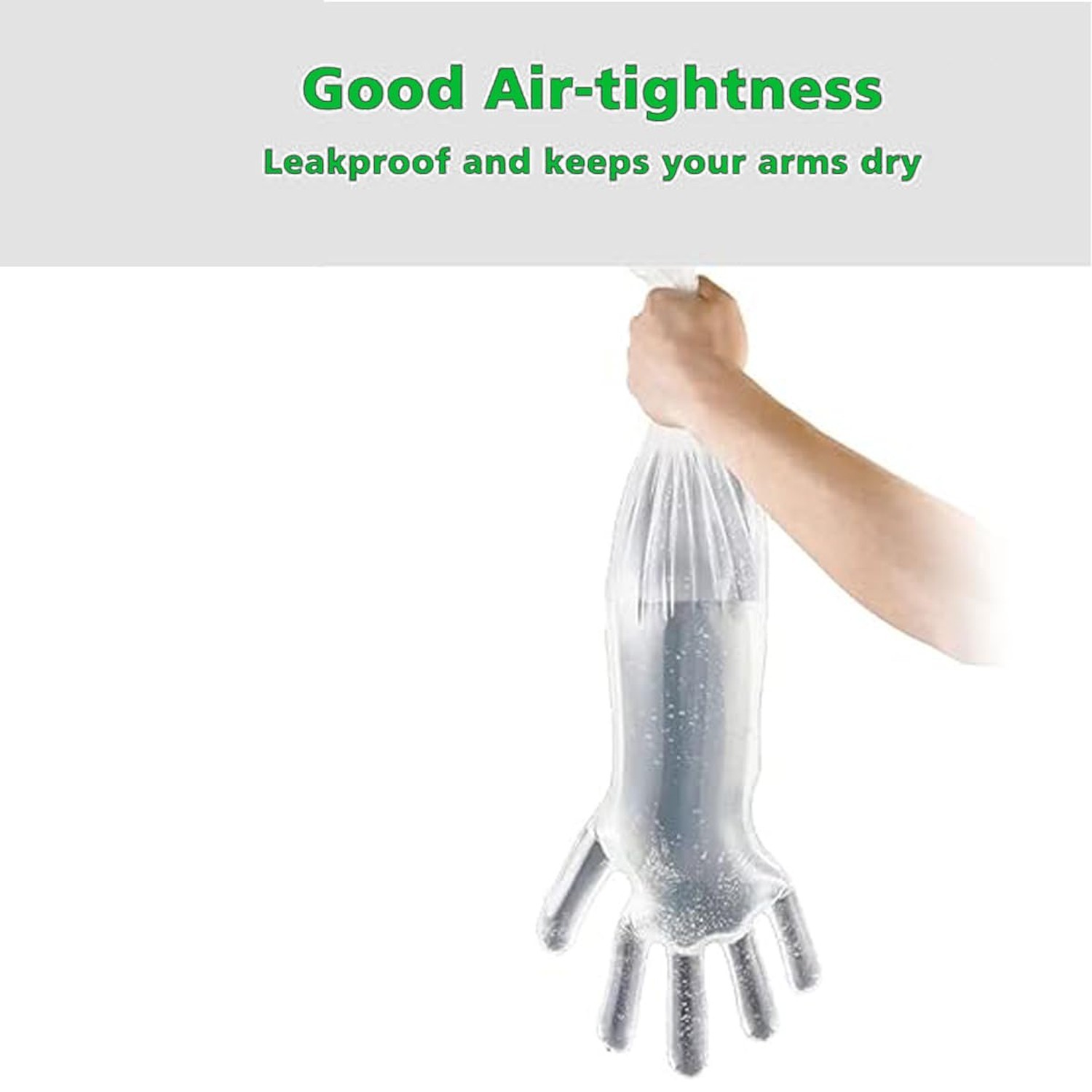 50pcs Disposable Long Plastic Gloves for Veterinary Insemination, Full Arm Ve…