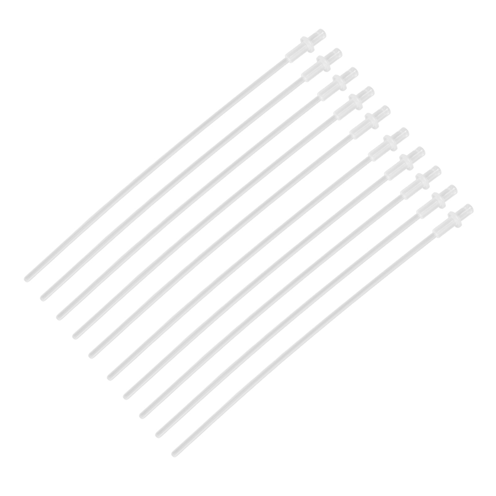 50PCS 10in Artificial Insemination Rod Transparent Disposable Insemination T-DSO