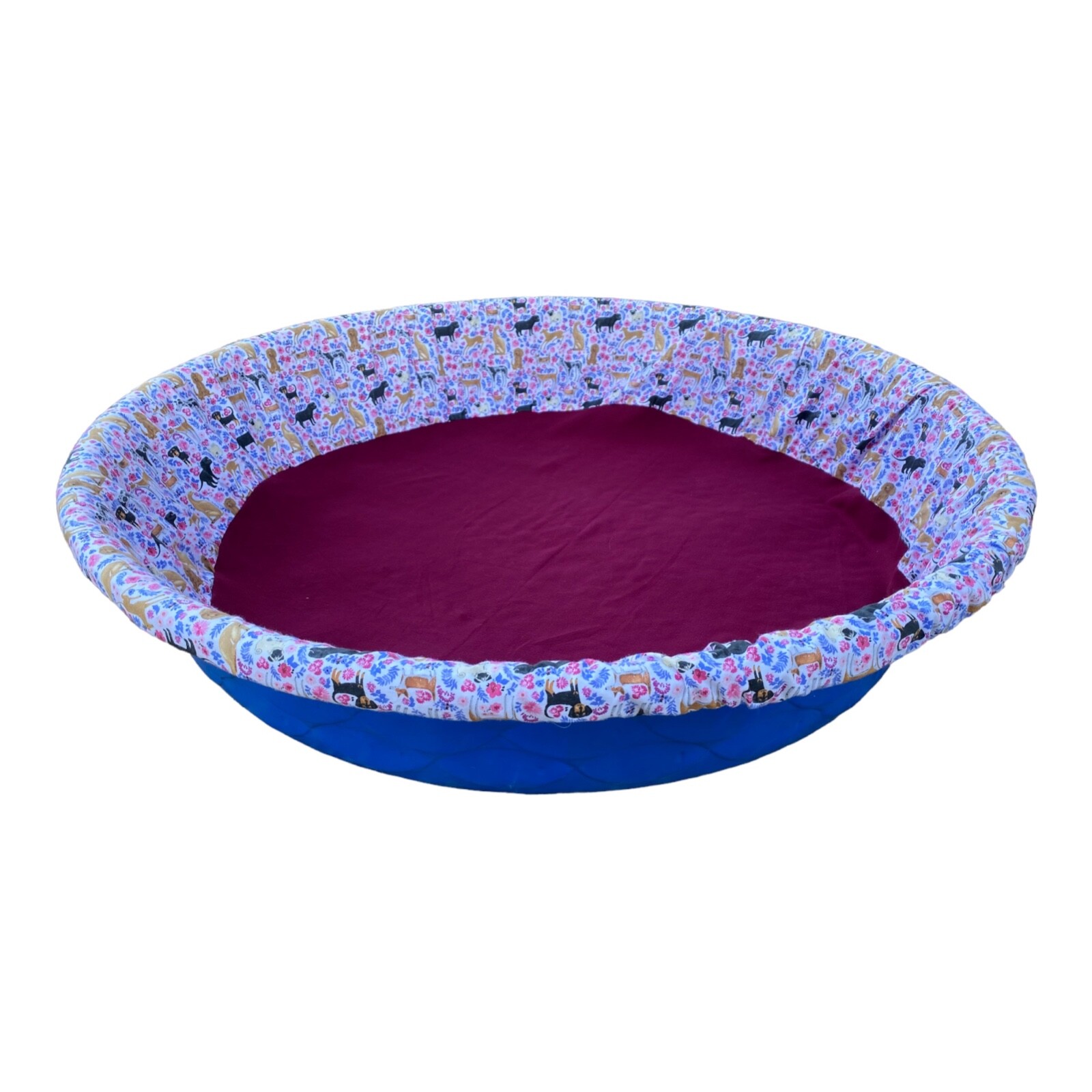 FREE USA Ship MEDIUM Handmade Fleece Whelping Kiddie Pool Liner for Puppy Breed