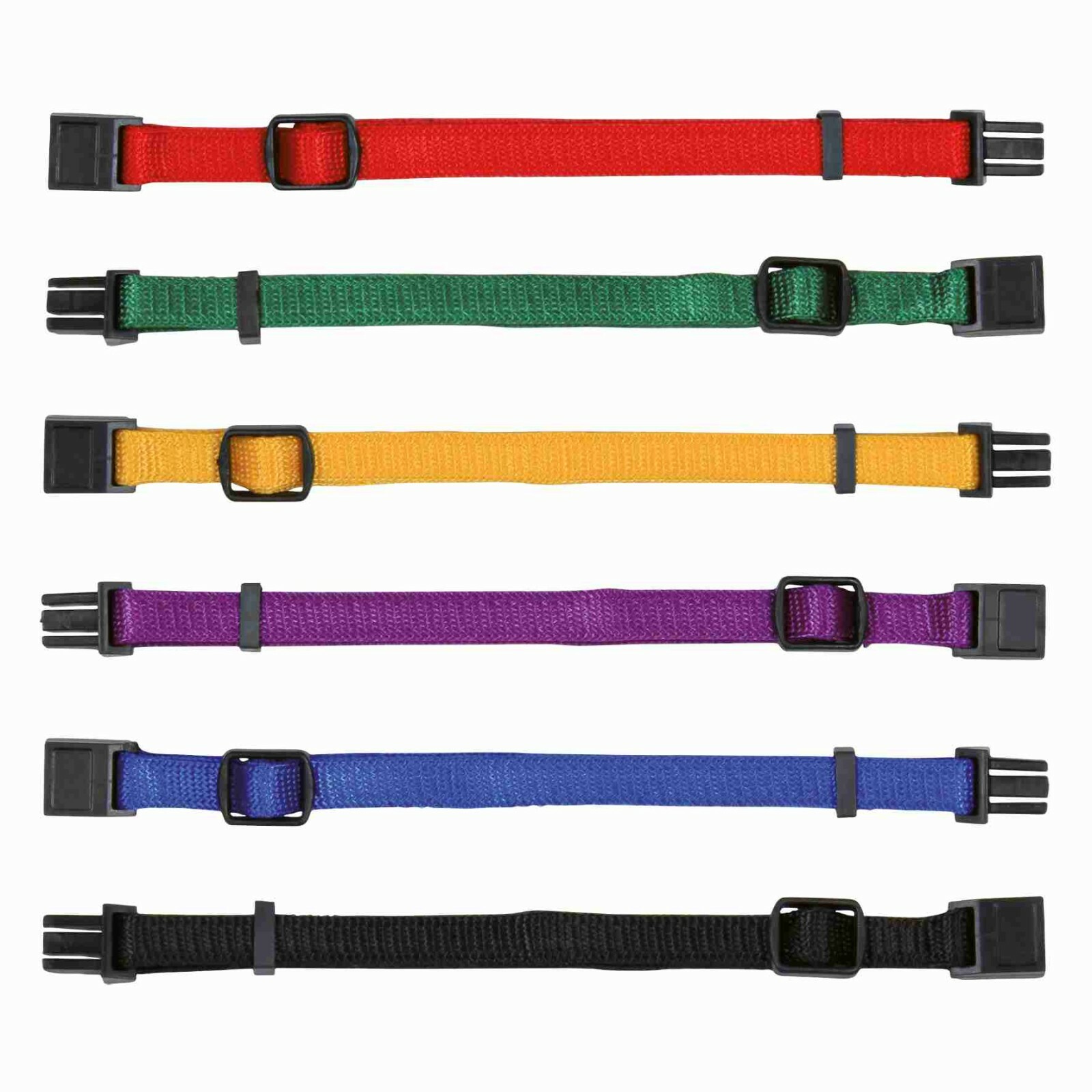Whelping Soft puppy Collars Adjustable Washable Quick Release Buckle M-L 22-35cm