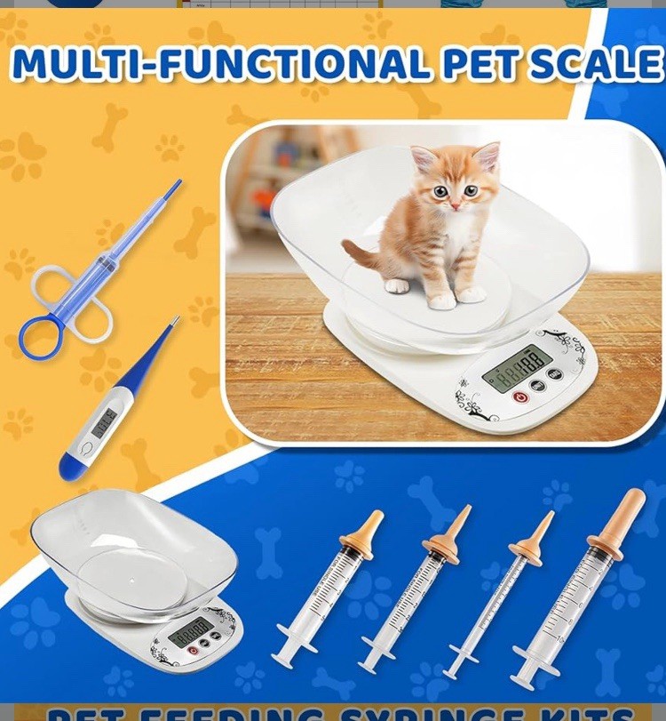 52Pcs Puppy Whelping Kit, Newborn Pets Whelping Supplies W/Scales & More