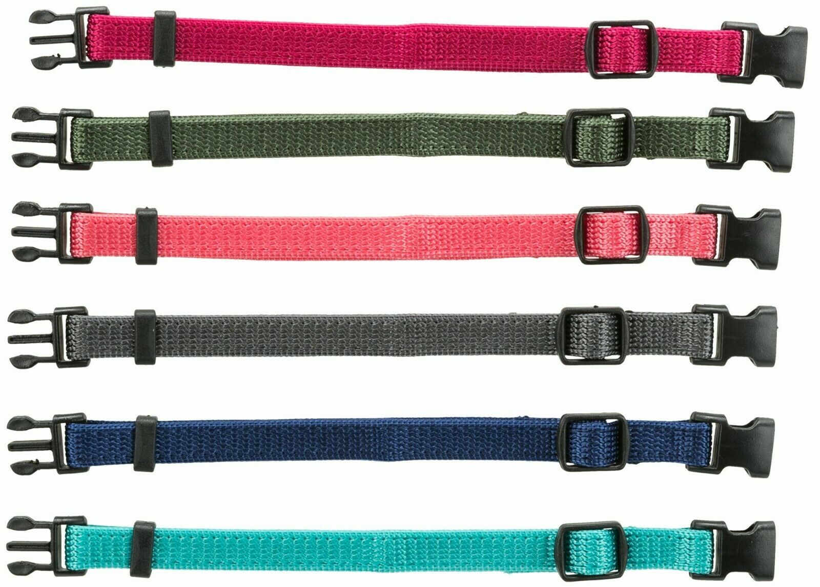 M/L Trixie Puppy Whelping Collars 22-35 cm/10 mm Quick Release Buckle 6 / 12 Pk
