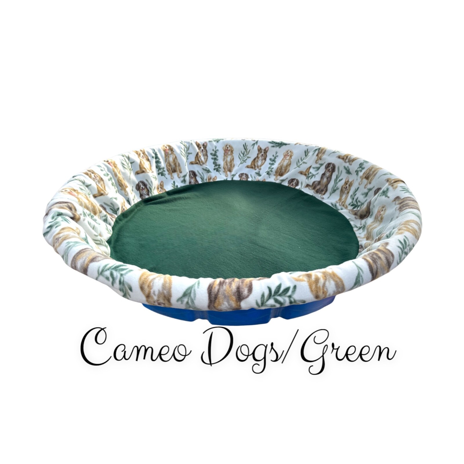 Large Fleece Whelping Kiddie Pool Liner for Dogs 50+ Pounds