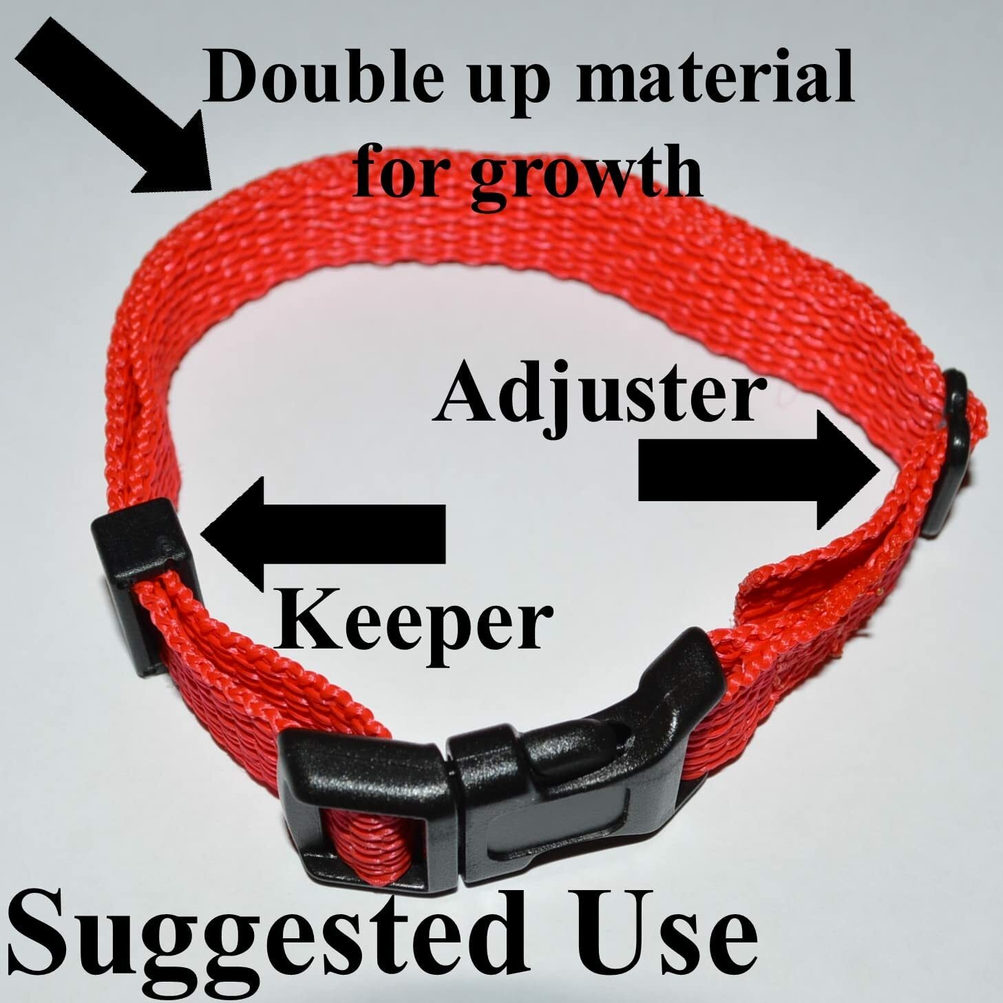 CollarSafe PUPPY ID COLLAR SET – Nylon Collars & Litter Bands – HandMADE USA