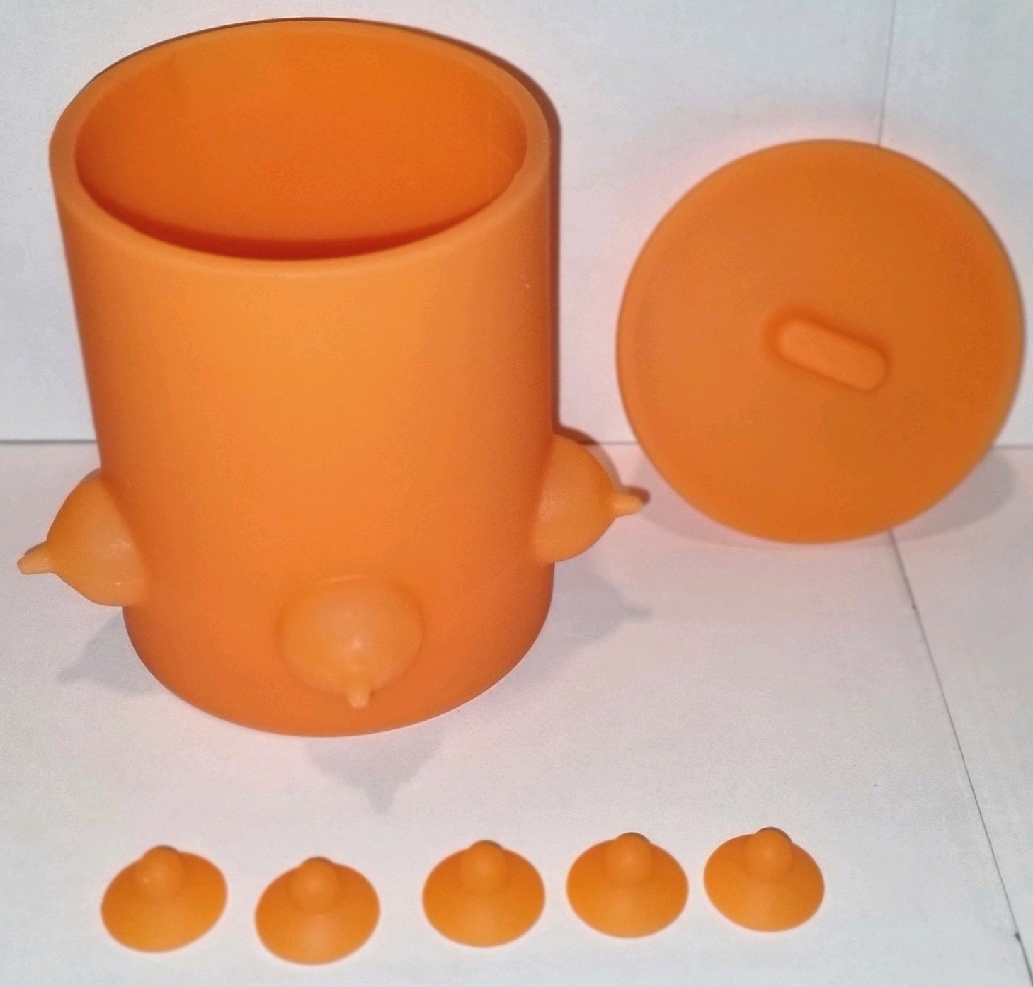 5 Nipple Puppy Kitten Nursing Milk Feeding Station Bowl Soft Silicone 600ml