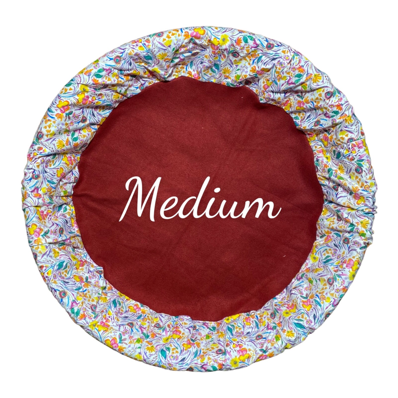 MEDIUM “Wildflowers” Handmade Fleece Whelping Kiddie Pool Liner for Puppy Breed