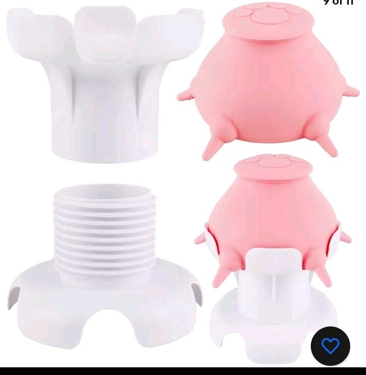 Puppy Milk Feeder for Multiple Puppies Silicone Puppy Feeder Milk Bowl 5 Nipple