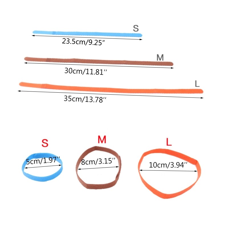 Colorful Puppy Whelping Collars Newborn Pet ID Soft Bands 3 Sizes Adjustable 15x